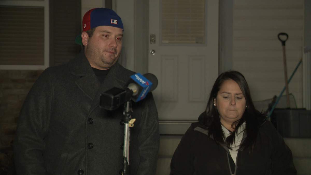 Ben Carrier and Maria Cristofaro, parents of one of five children left alone at a Calgary day home, are still processing the reality of what happened to their son.