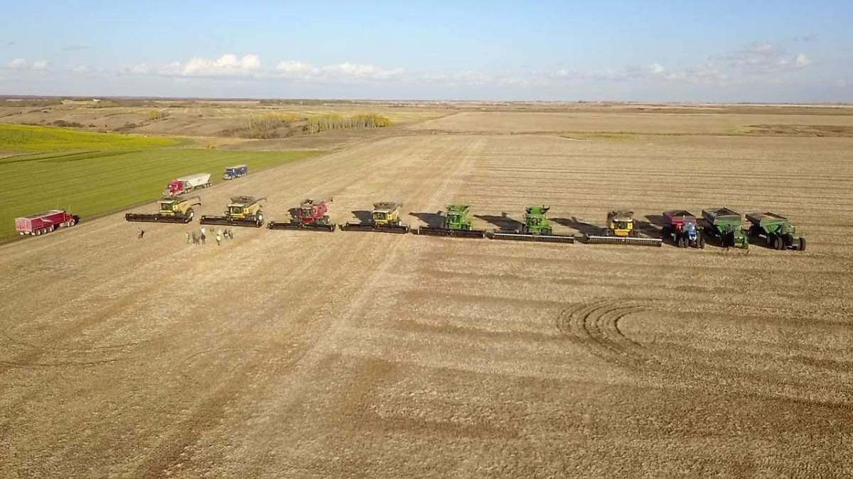 A group of farmers come together to help harvest the field of man in need after his daughter was injured in a hit-and-run.