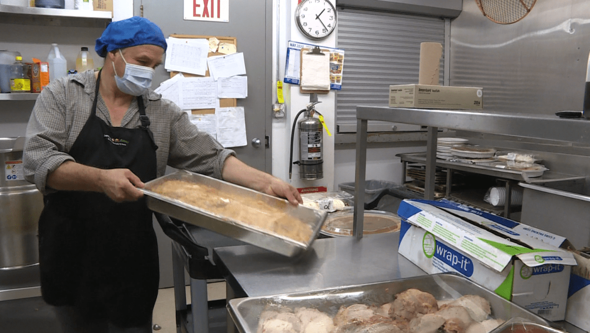 Michael Chrusch decided to volunteer at Main Street Project for the first time this Thanksgiving.
