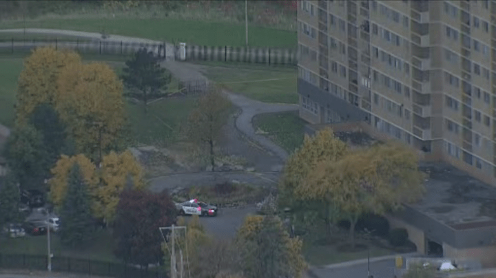 Police said the victim was located in the area of Jane Street and Chalkfarm Drive.