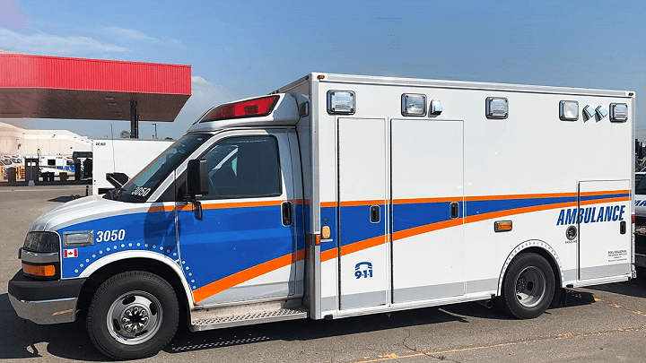 With some financial help from the territory, the hamlet paid the shipping fees to have the ambulance brought in by boat.