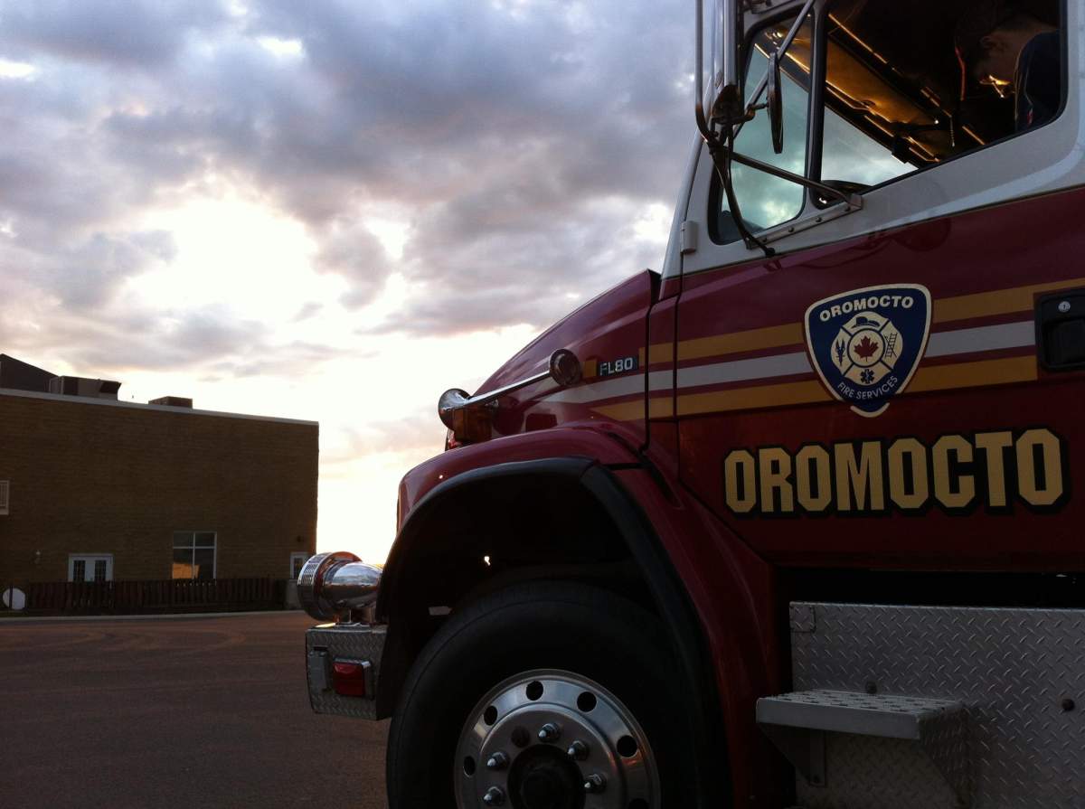 Oromocto Firefighters responded to a blaze in Geary, N.B.