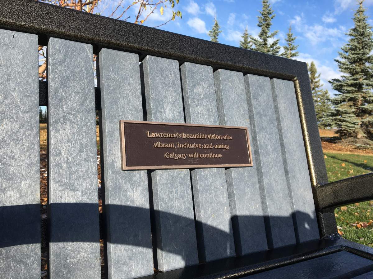 Memorial chair.