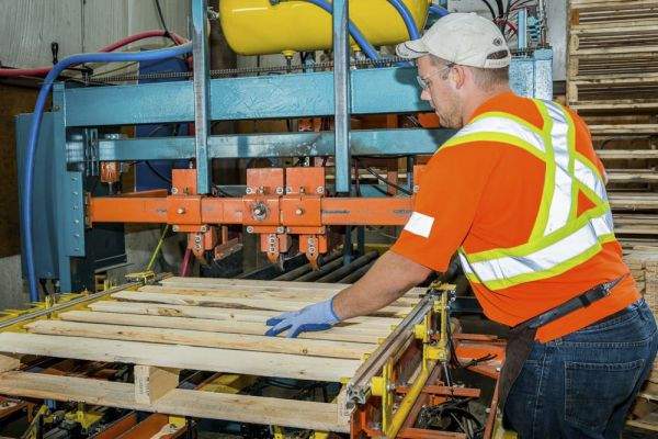 Oxford Pallet, a wood pallet recycling business in Norwich, is getting a total of $1-million, which will create 20 jobs by installing new, advanced equipment, including a custom-designed automated pallet sort line in its new 48,000-sq. ft. facility.