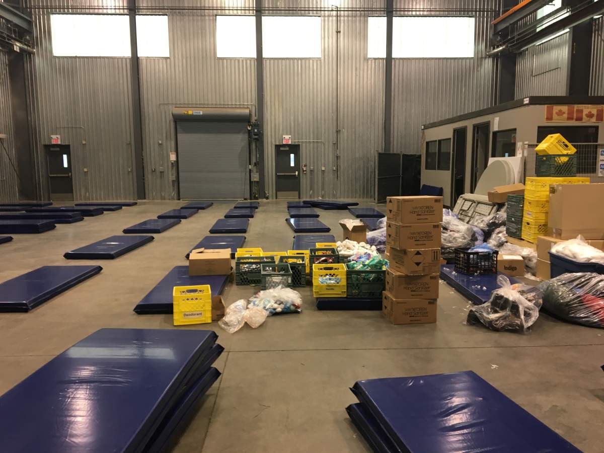 A homeless shelter in Edmonton's Ritchie neighbourhood on Nov. 2, 2020.