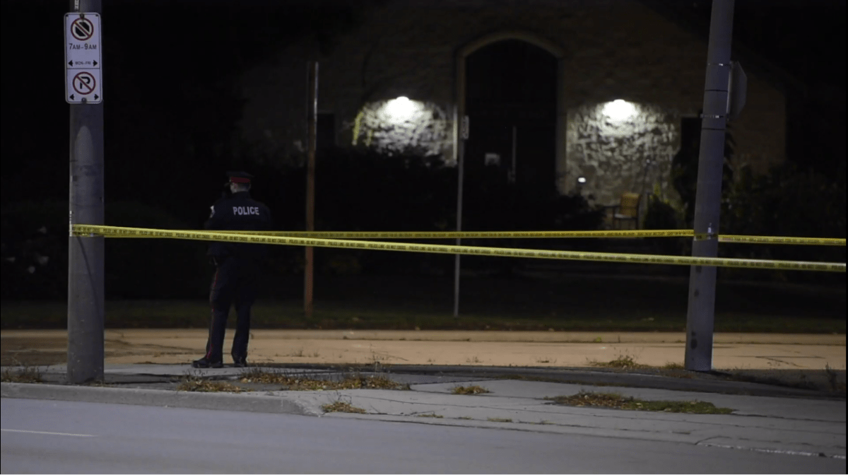 Hamilton police on scene investigating a fatal stabbing at an address near Haddon Avenue and Main Street West on Thursday, Oct. 1, 2020.
