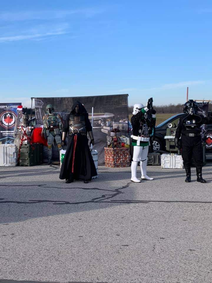 The 2020 London Santa Claus parade at the London International Airport, Nov. 14, 2020.