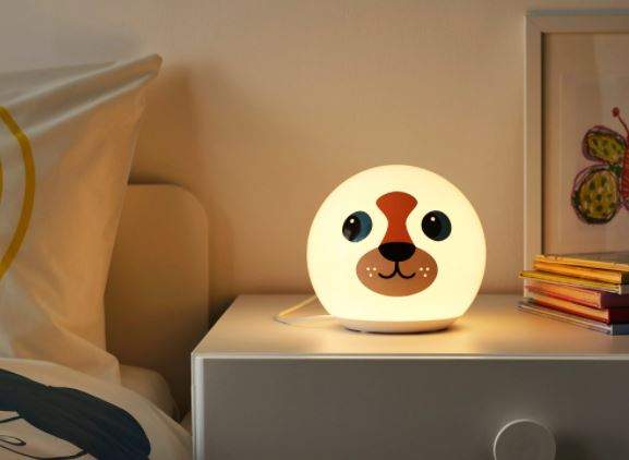 LED table lamp, dog pattern, $18, available at IKEA Canada   Dance Pow-wow sticker sheet, $10, available at Etsy Canada  Fantastic garden comforter set, $50, available at Simons Shark wooden pendulum clock, $65, available at Dilly Dally  A Little Lovely Company Cloud Projector Light, $20, available at Kid Monet