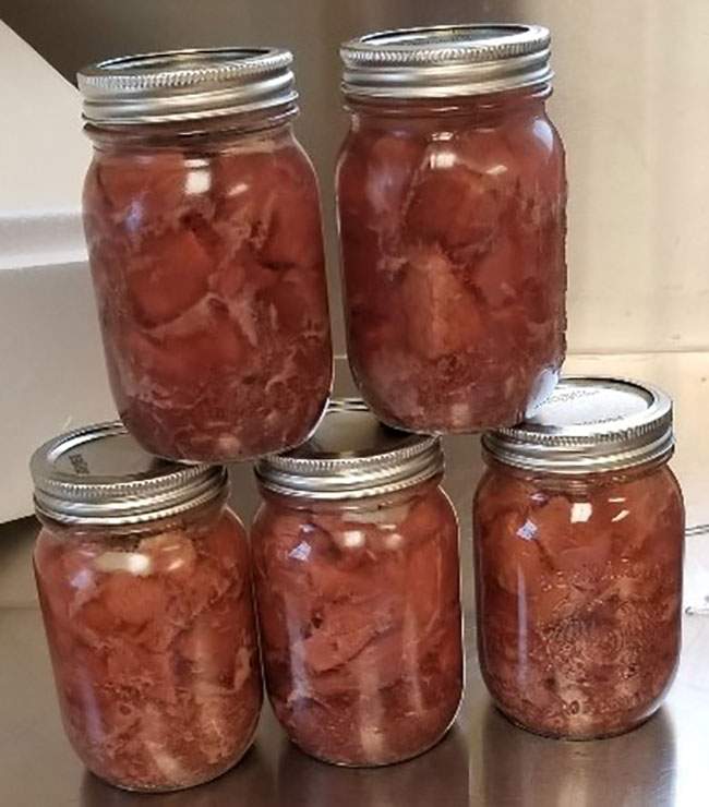 The Canadian Food Inspection Agency has issued a warning against consuming meat bottled by a man in P.E.I.