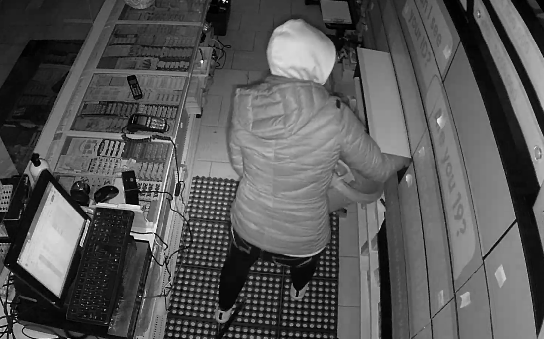The female suspect in the break and enter.
