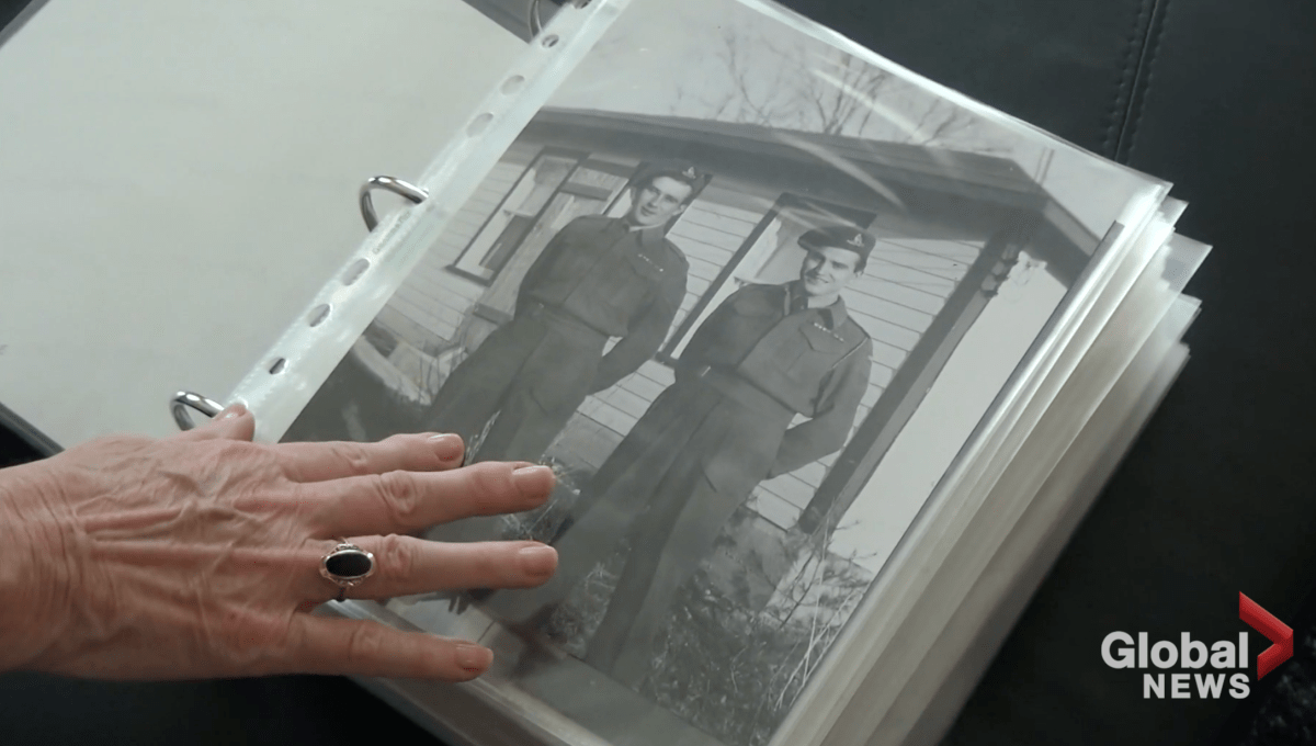 Ken Teasdale, left, and Bud Teasdale, served during the Second World War.