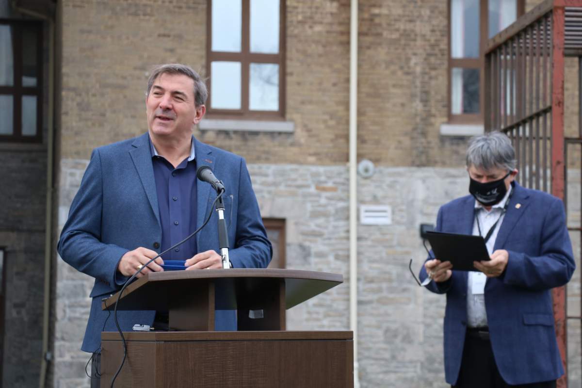 Peterborough-Kawartha MPP Dave Smith announced infrastructure funding for Peterborough and surrounding townships on Thursday.