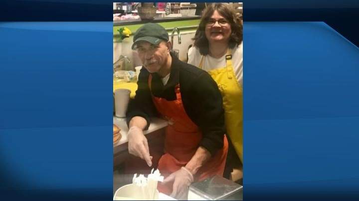 Carolina De La Torre, right, owner of Arepas Ranch in Calgary, poses for a photo with her husband in this undated handout photo. The Venezuelan woman who believes she was used as part of Jason Kenney’s argument not to lockdown restaurants in the province remembers her encounter with the premier as a lot less dramatic than he suggested.