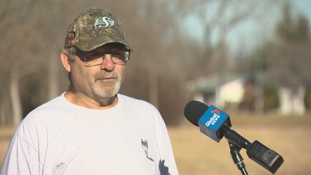 In an emotional interview Global News Monday, Darwin Holfeld shares what it was like running Dino Bouncers with his wife, Sandy Holfeld, for the past 19 years.