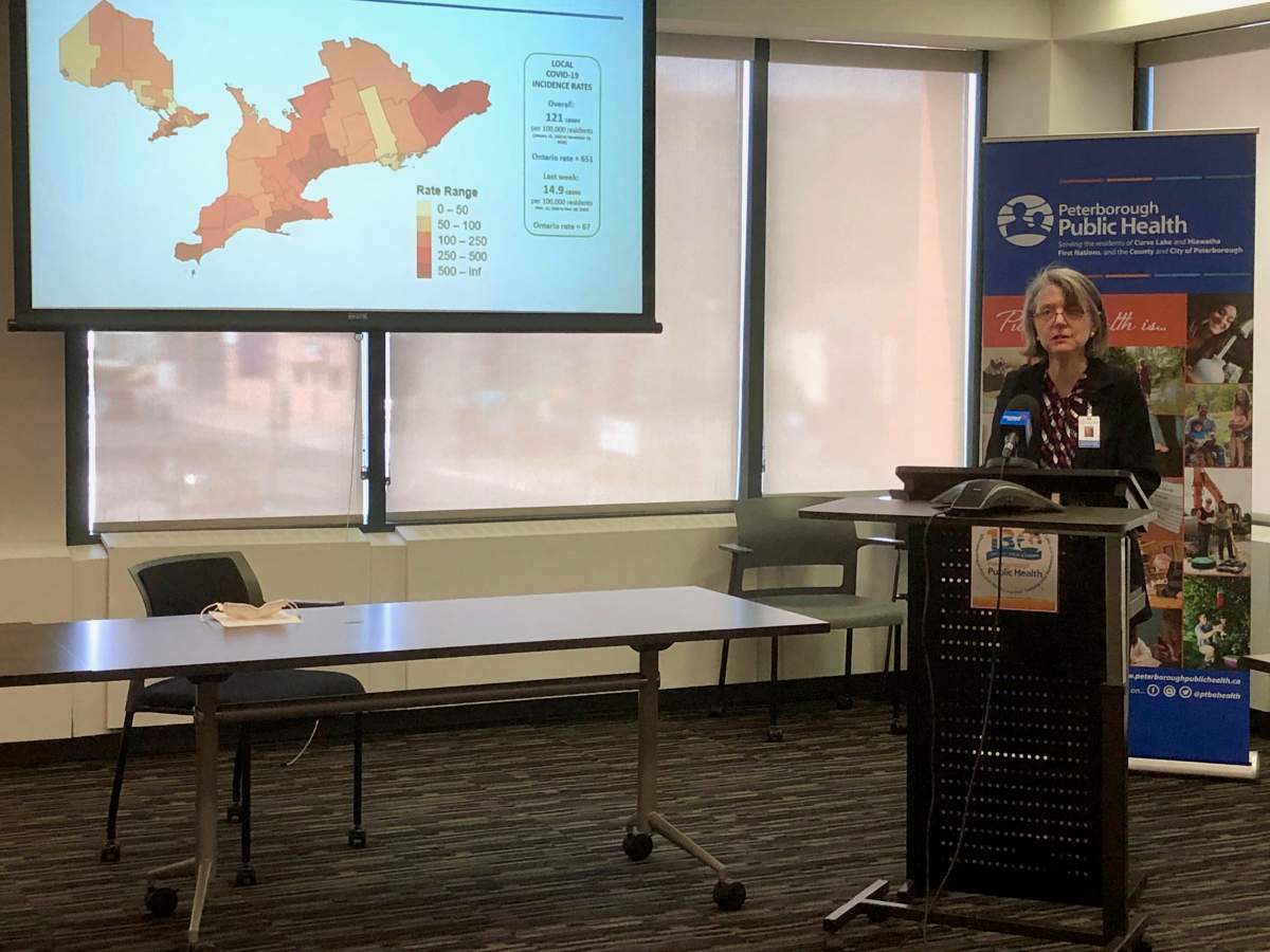 Peterborough Public Health\’s medical officer of health Dr. Rosana Salvaterra provides an update on the COVID-19 pandemic.