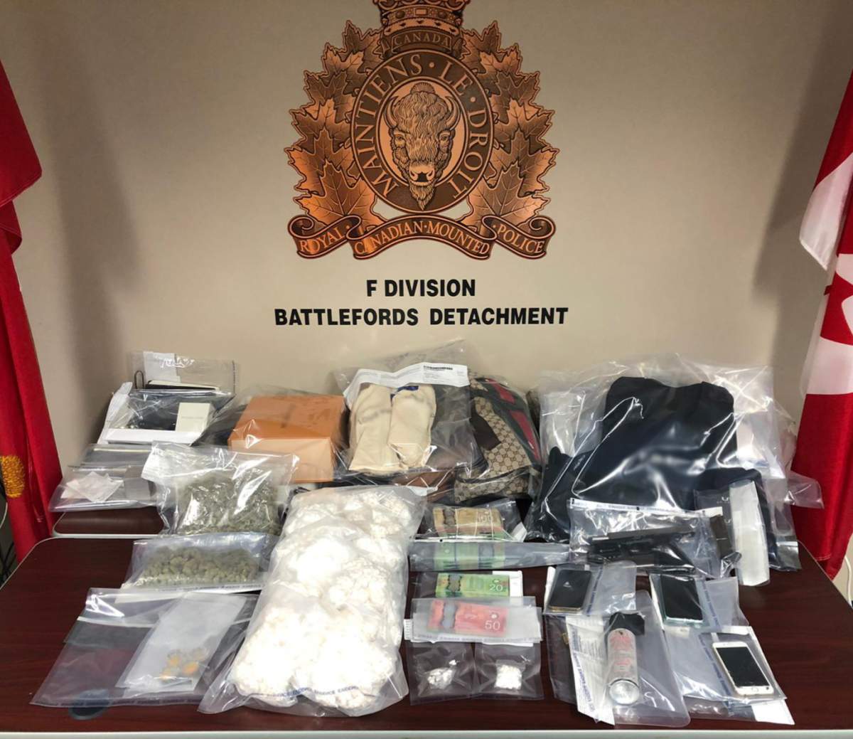 Saskatchewan RCMP said it seized a significant amount of cocaine during a search of a home in North Battleford on Nov. 21, 2020.