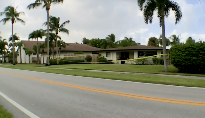 The scene of a shooting in Florida