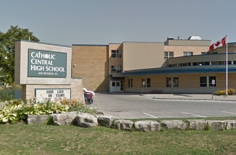The London District Catholic School Board says the Middlesex-London Health Unit has identified a coronavirus case at Catholic Central High School Tuesday night. .