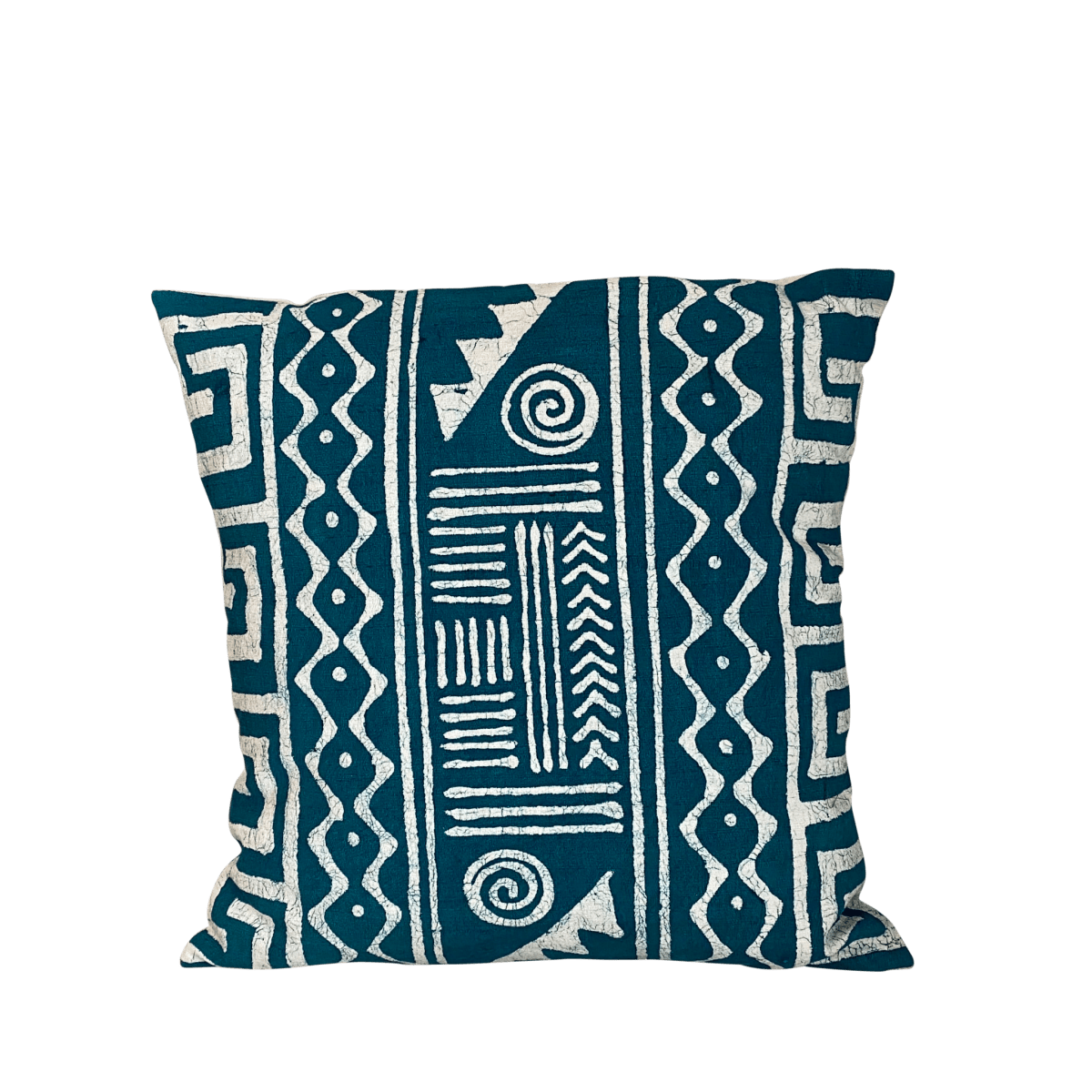Teal zig-zag pillow, $44.95, available at Batiqua