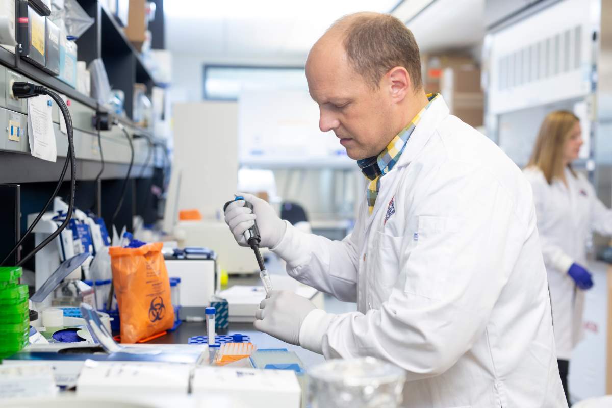 Jason Kindrachuk, a virologist with the University of Manitoba, has been working on national COVID-19 response efforts at the University of Saskatchewan in Saskatoon for more than three months.