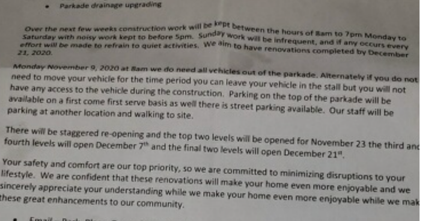 Hundreds of south Edmonton apartment residents left scrambling for parking amid winter season - image