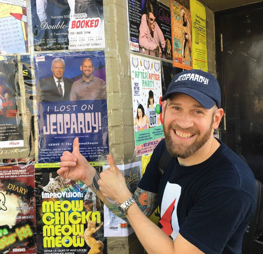 George Buri turned his Jeopardy! experience into a Fringe play.