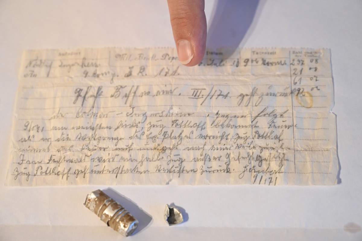 Carrier pigeon message