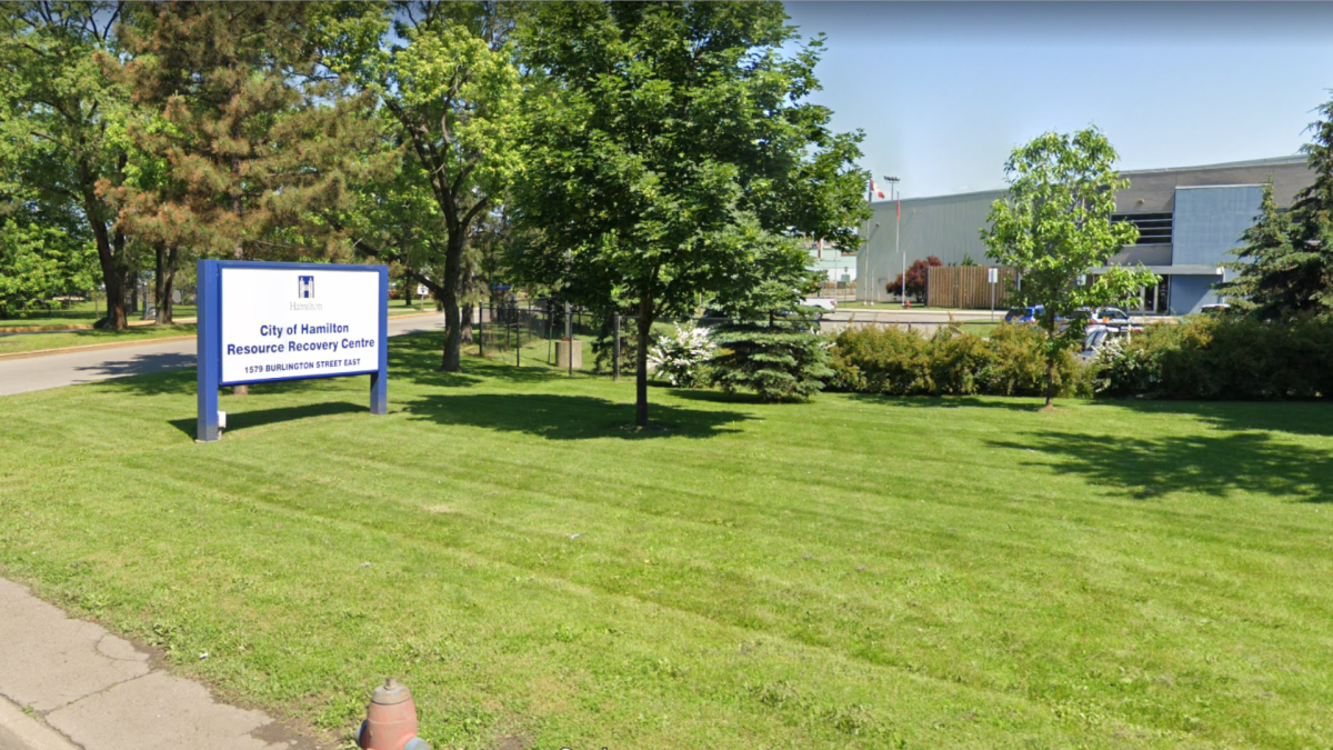 The city of Hamilton's central compostng facility at 1579 Burlington Street East.