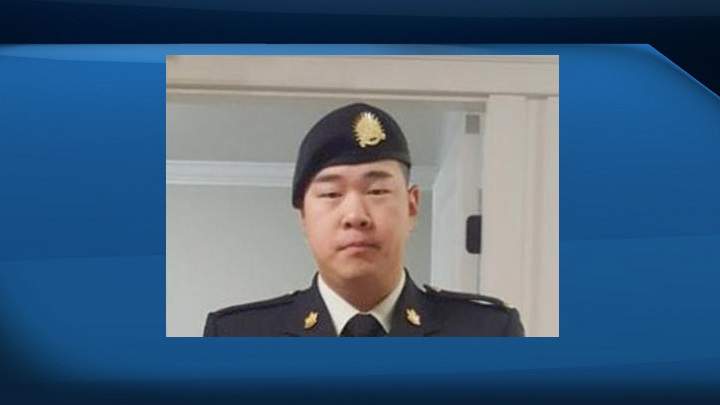 Cpl. James Choi of the Royal Westminster Regiment.