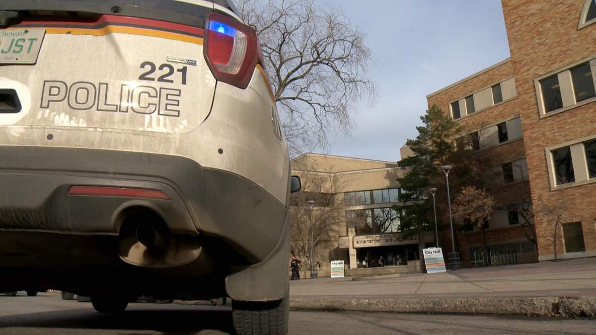 Saskatoon city hall will be closed Tuesday morning after a self-harm incident in the lobby.
