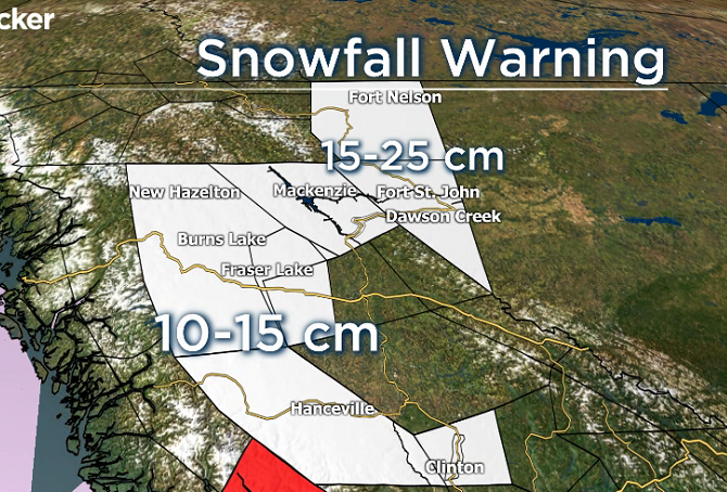 Wind warning in effect with gusts up to 90 km/h possible for parts of B.C.’s south coast - image
