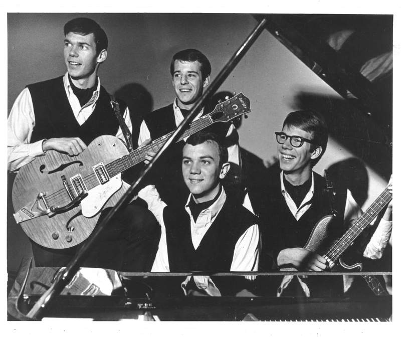 Neil Young, left, with his 1960s Winnipeg band, the Squires.