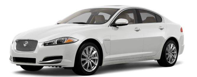Calgary police are looking for a Jaguar like this that they think is connected to the suspect.