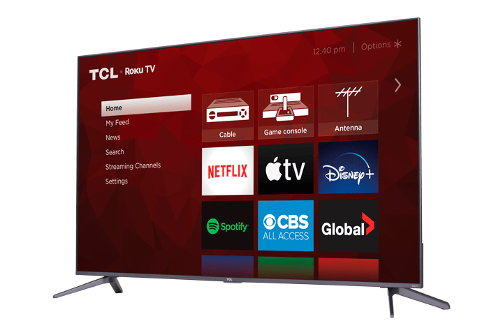 The TCL 5-Series line offers up a stellar 4K QLED display with Roku built-in.