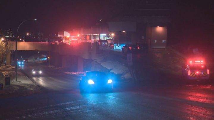 Edmonton police officers were called to 97 Street and Jasper Avenue at about 8:15 p.m. on Tuesday night after someone reported an assault in the area.