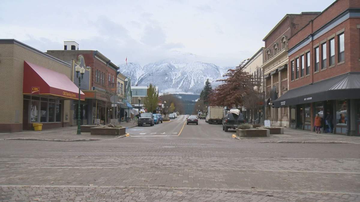 Downtown Revelstoke.