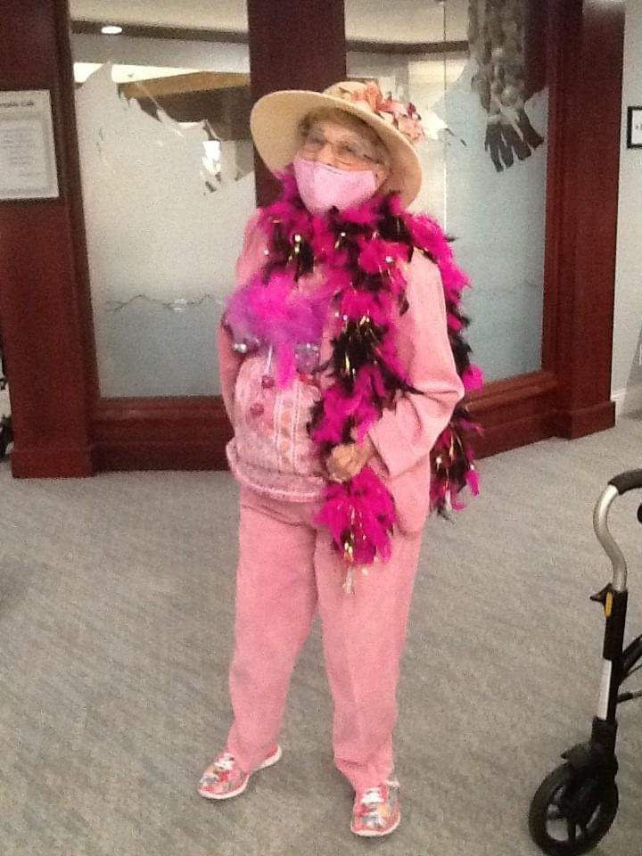 Fay Kuzmar, all dolled up.