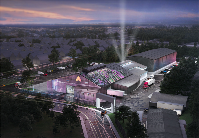 The long-awaited plans for a film studio near Hamilton's Bayfront Park are taking shape.