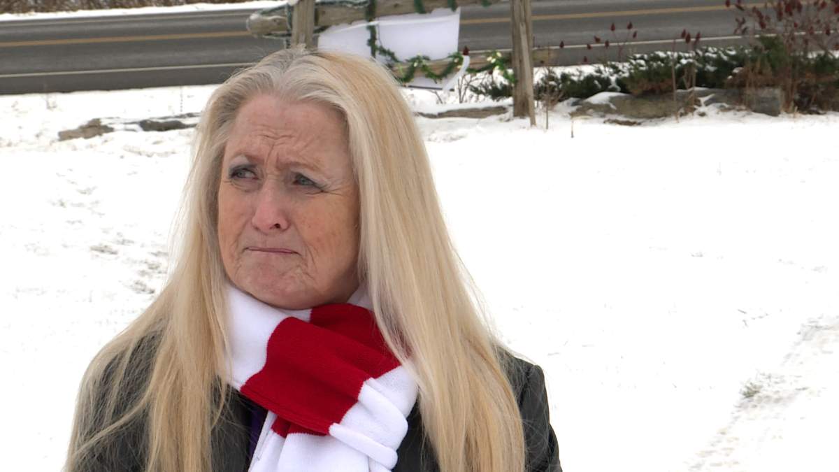 Prudence O’Marra saddened her life-size Grinch was stolen