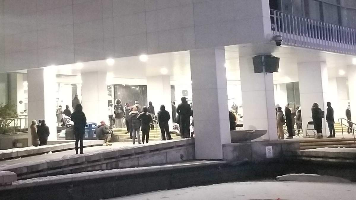 Demonstrators arrested for trespassing after proposed meeting with Hamilton mayor collapses - image