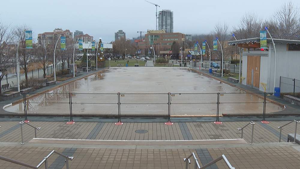 The City of Kelowna says for the time being, the popular outdoor skating rink at Stuart Park is closed to the public because of the ongoing coronavirus pandemic.
