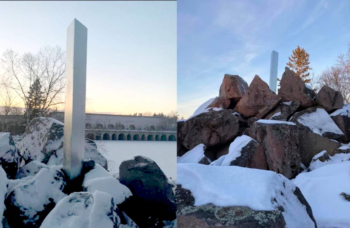 The monolith at Old Pinawa Dam.