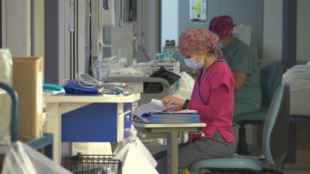 Staff at Winnipeg's Health Sciences Centre working through the COVID-19 pandemic.
