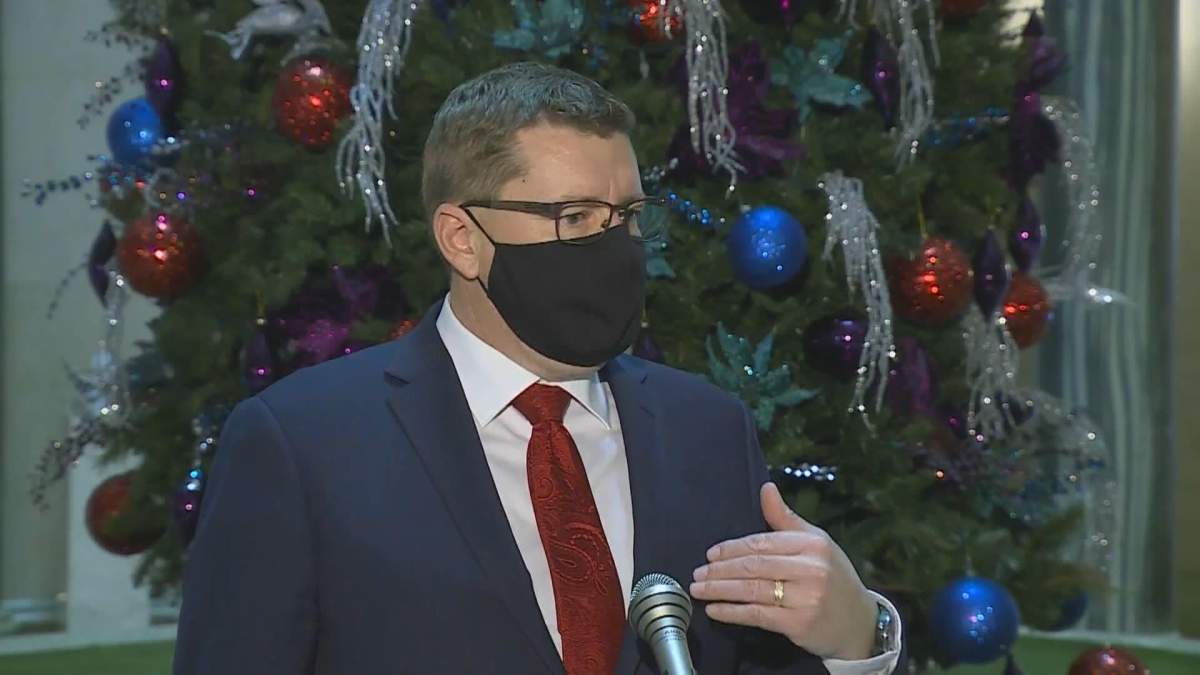 Saskatchewan Premier Scott Moe said they could choose to extend existing measures, bring in added ones or loosen the restriction that limits household gatherings.