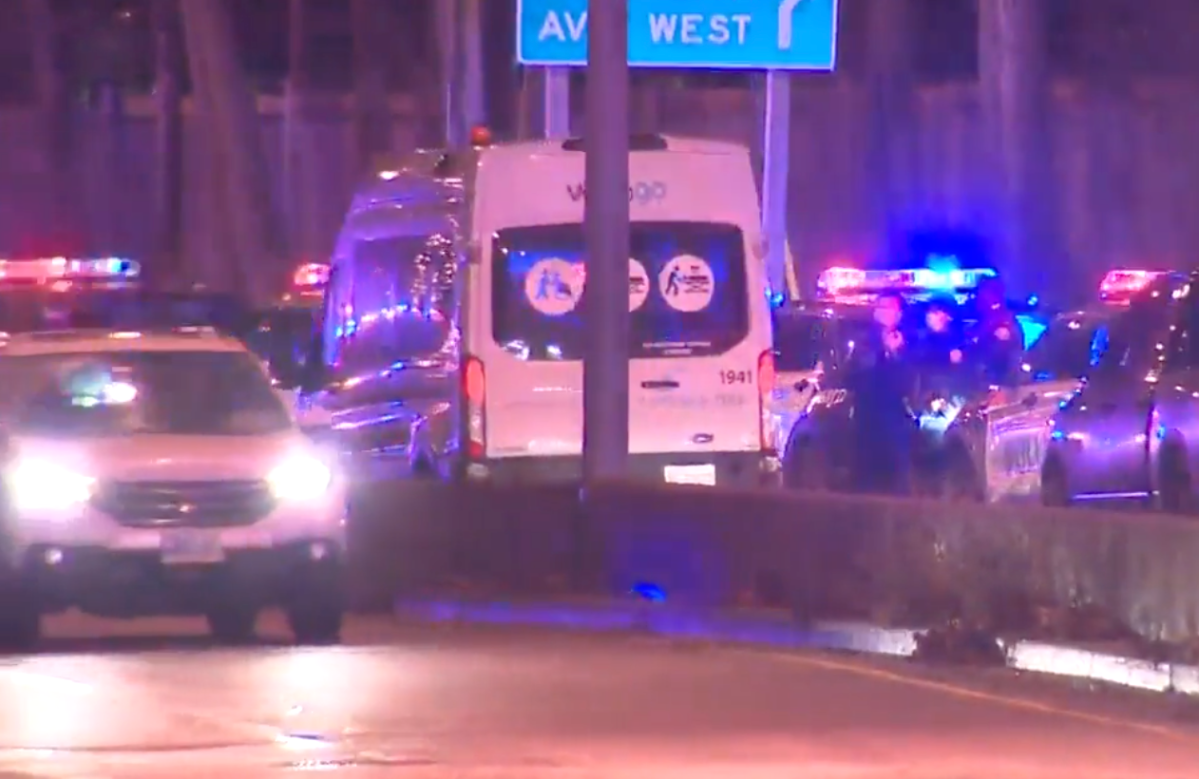 A police procession was held in Toronto on Wednesday night for a City of Kawartha Lakes OPP officer who was transferred out of Sunnybrook Hospital.