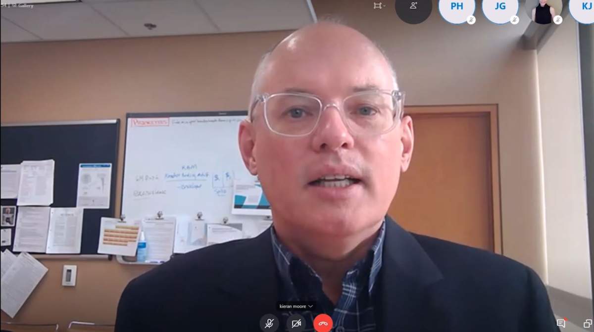 Dr. Kieran Moore, Kingston's Medical Officer of Health, calls for travel restrictions during lockdown.
