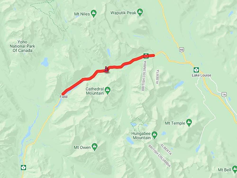 The second Trans-Canada Highway closure because of avalanche control will take place Friday night, between the community of Field and the Alberta border.