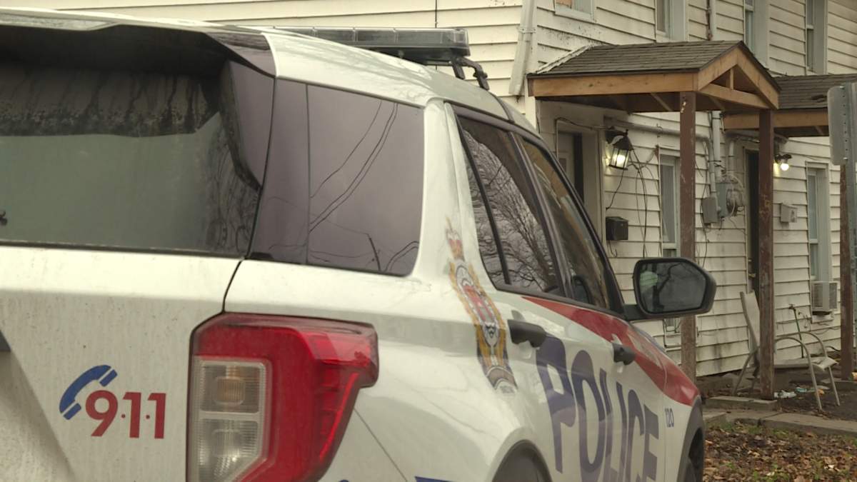 Kingston police say a man is charged with manslaughter in the death of another man who stabbed his girlfriend, leading to her death.