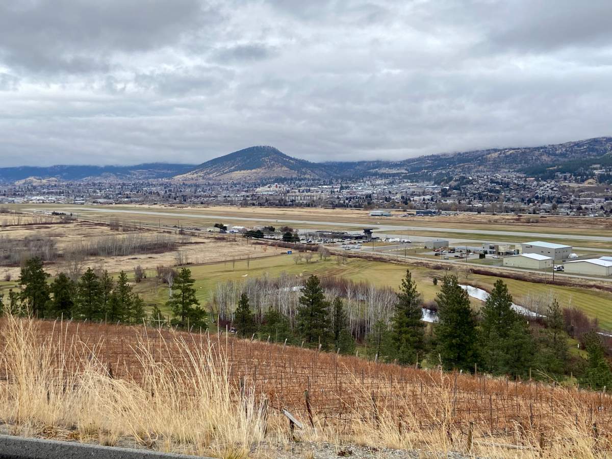 The Penticton Regional Airport on Thursday, Dec. 10, 2020.
