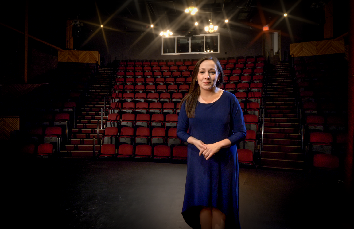 Kendra Connor with the Varscona Theatre. 